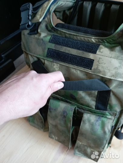 Бронежилет мох с плитами