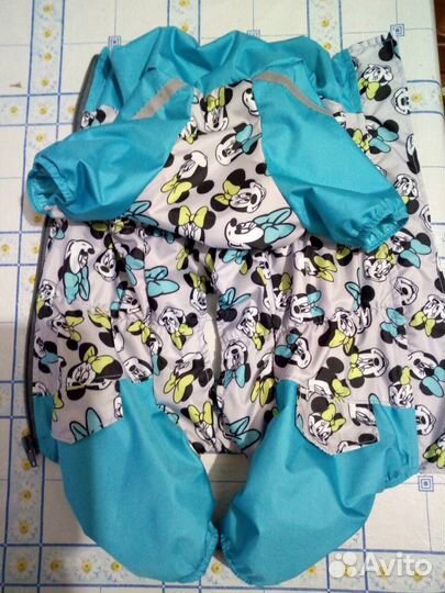 Куртки,утеплённые комбинезоны,дождевики для собак