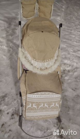 Детские санки коляска