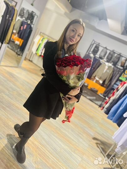 25 Роз 90 см из Эквадора