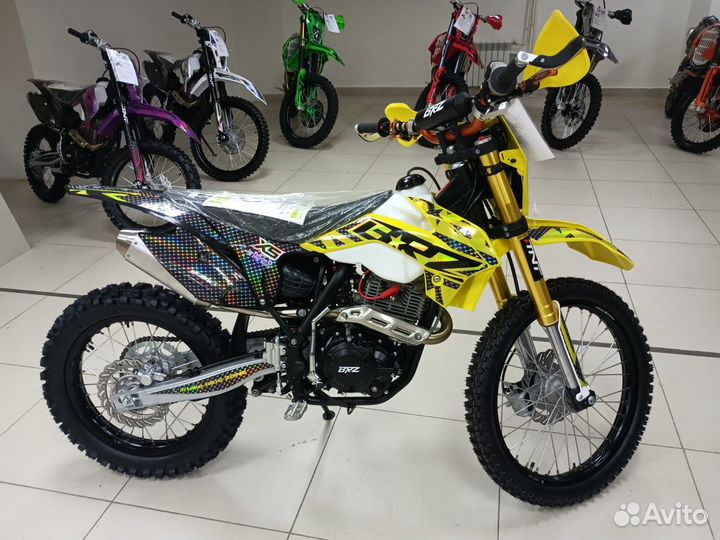 Мотоцикл BRZ X5 250cc (2023) желтый