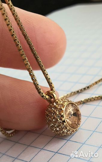 Колье цепочка чокер swarovski