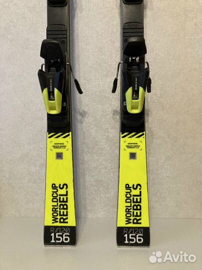 Горные лыжи спортцех 156 SL head WC Rebels + EVO 9