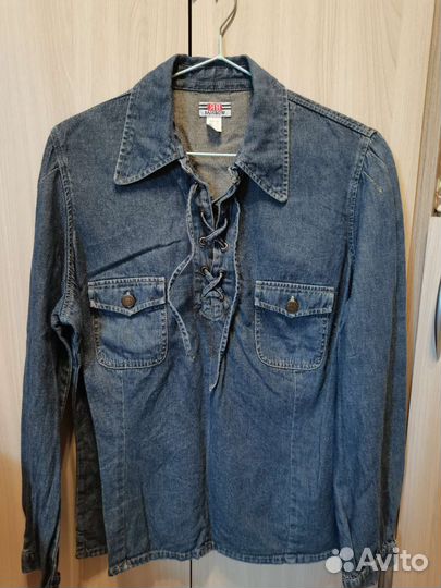 Джинсовая рубашка
