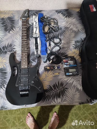 Электрогитара с комбиком Ibanez JEM-JR BK (+Чехол)