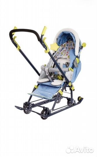 Санки коляска ника 7