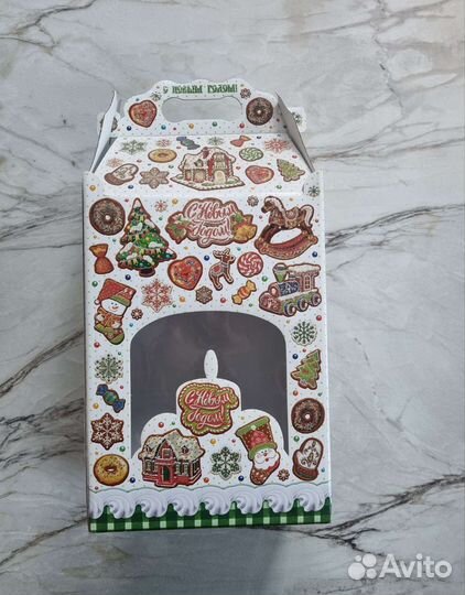 Подарочная упаковка новогодняя бумага коробки