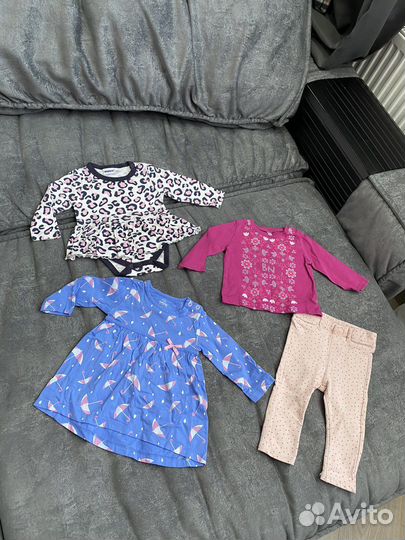 Пакет вещей на девочку 74 hm