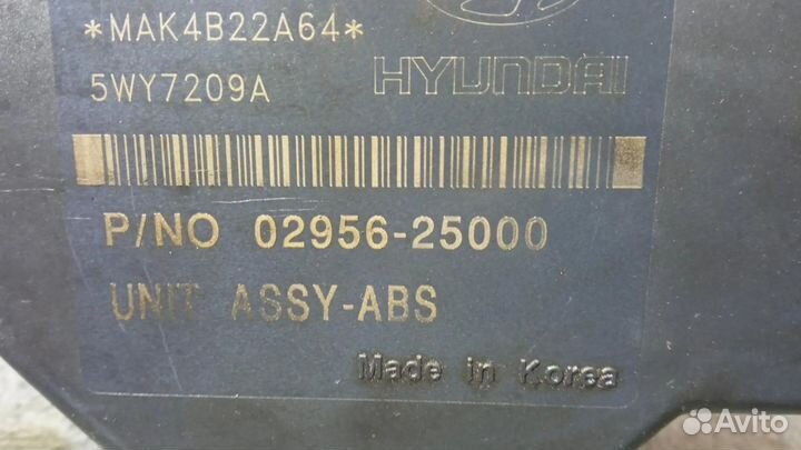 Блок абс, ABS Hyundai Accent 1999-2002 года