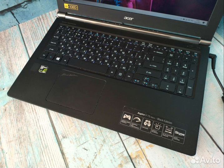 Игровой Acer Nitro на i5-4210H/ RAM 8/ GTX 860M