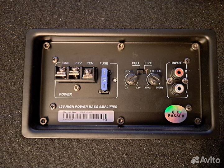 Активный сабвуфер для авто