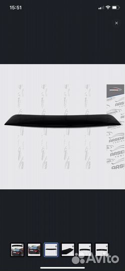 Козырек на задняя стекло