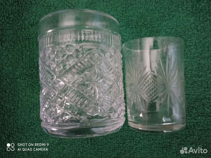 Старинная посуда стекло