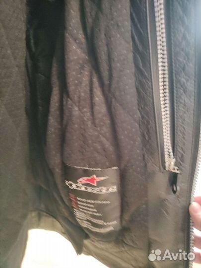 Мотокуртка кожа Alpinestars 48 р