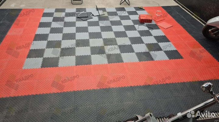 Модульная плитка пвх для склада