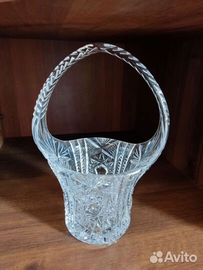 Хрустальная конфетница СССР