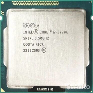 Процессор Intel i7 3770k lga1155 4 ядра 8 потоков