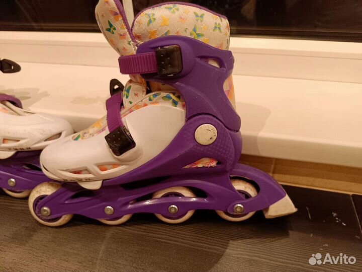 Роликовые коньки детские раздвижные