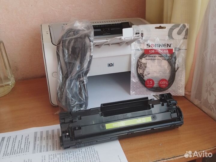 Принтер лазерный HP LaserJet P1005