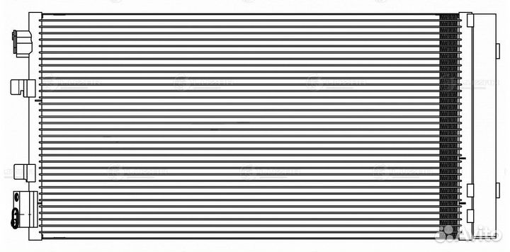 Радиатор кондиционера renault fluence (10)