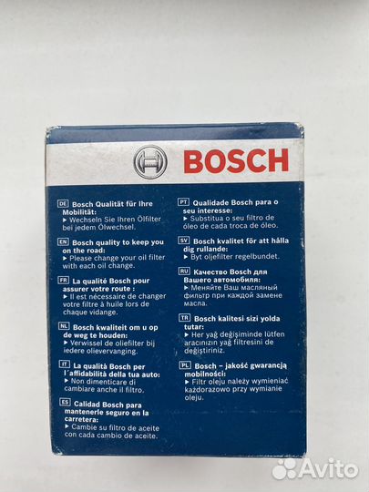 Фильтр масляный bosch 0451103276 P3276 toyota