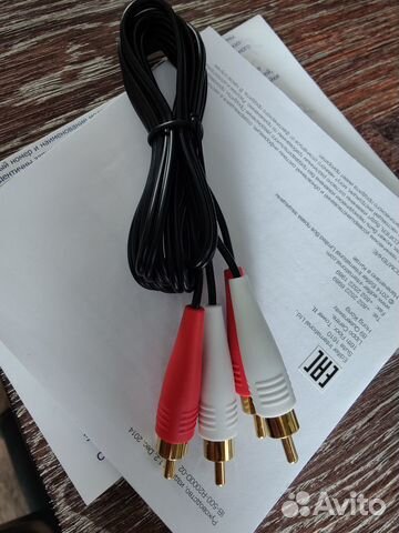 Кабель Тюльпаны RCA x2 - RCA х2 черный