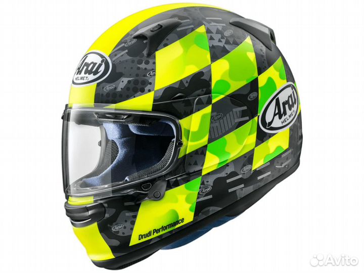 Мотошлем arai profile-V Patch Fluor Yellow