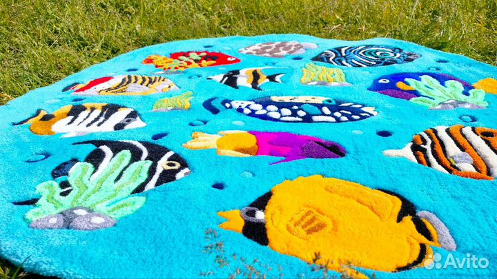 Тафтинговый ковер ручной работы 