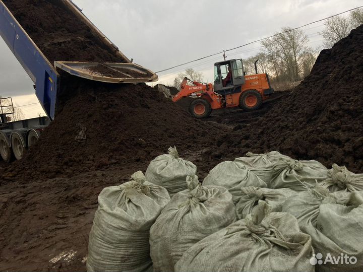 Чернозем в мешках