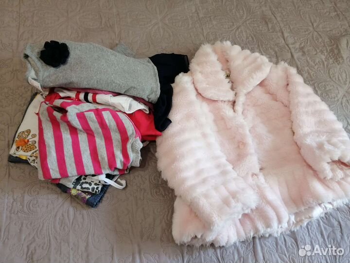 Огромный пакет вещей на девочку