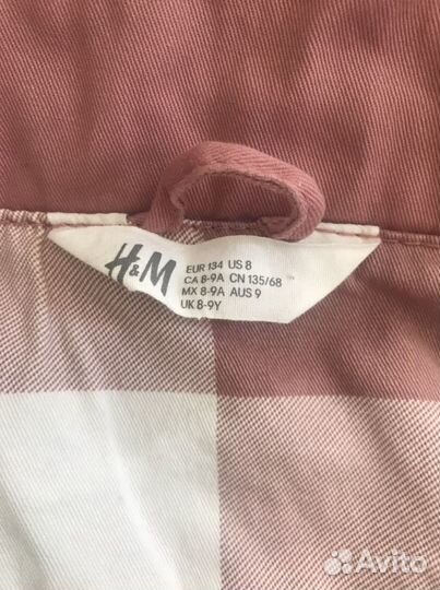 Куртка детская демисезонная h&m 134