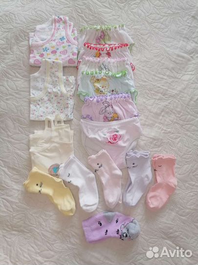 Одежда для девочки пакетом 80 86 для садика