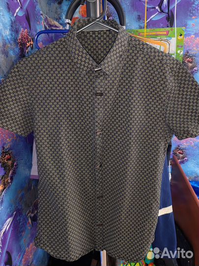 Рубашка мужская с коротким рукавом