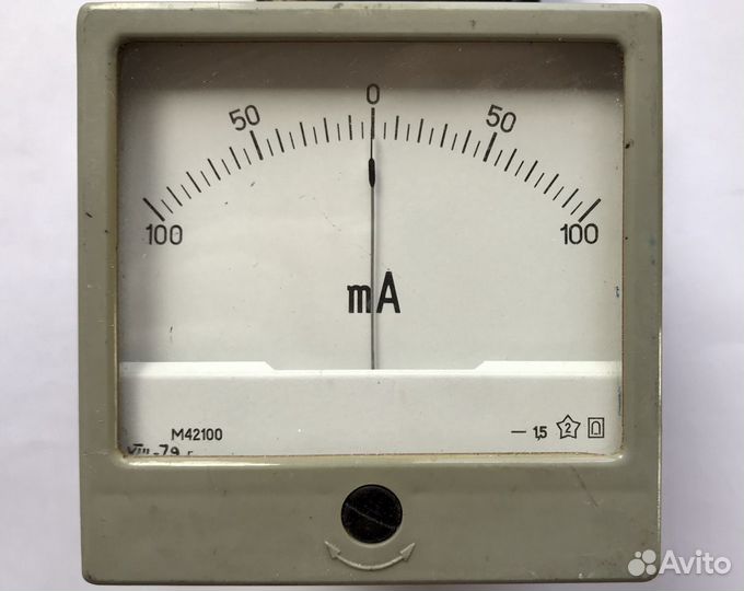 Миллиамперметр производства СССР