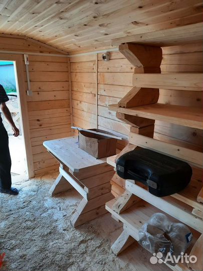 Мобильная каркасная баня