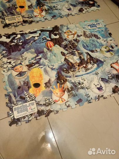 Коврик пазлы детский Сочи
