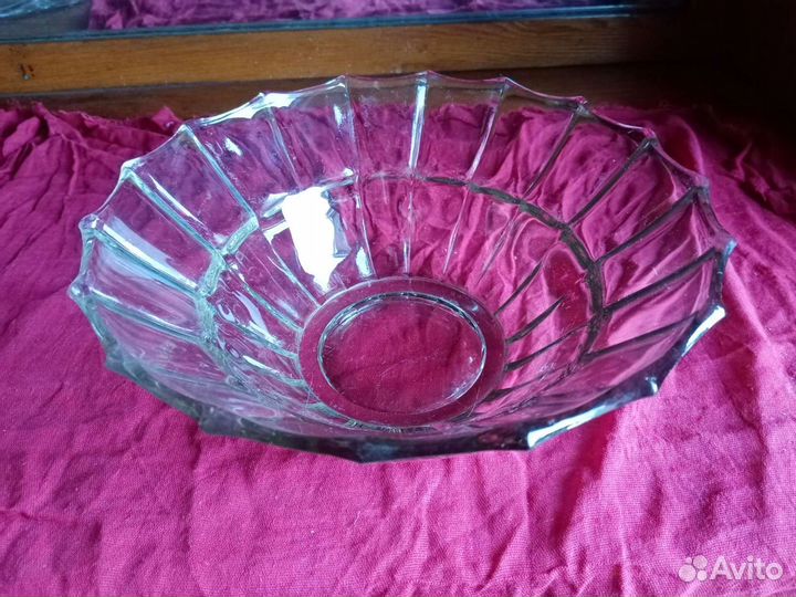 Ваза для фруктов. Большой салатник СССР