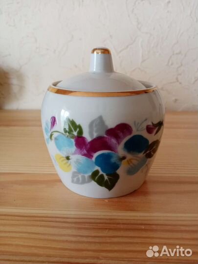 Солонка ссср. Анютины глазки