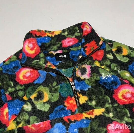 Флис с замком stussy