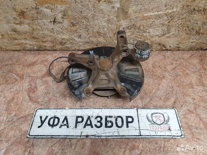 Кулак задний правый+ступица 1.6 МКПП G4ED Kia Cera