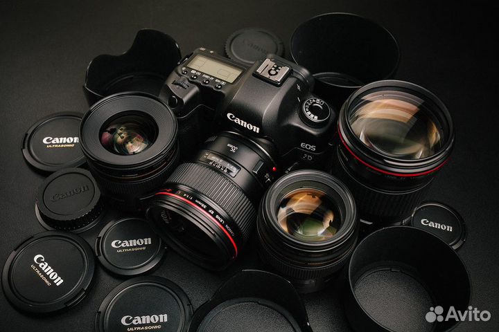 Объективы, штативы, вспышки и другое