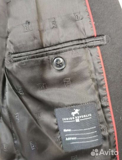 Пиджак р 158 синий