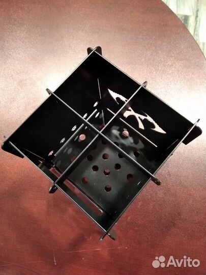 Туристическая печь-щепочница 