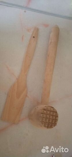 Кухонная лопатка и молоток для отбивания мяса
