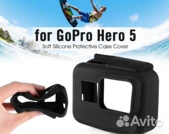 Чехол и крышка силиконовые для GoPro Hero 5/6/7
