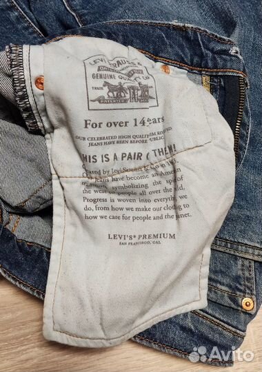 Джинсы мужские levis 511 Slim 30/30