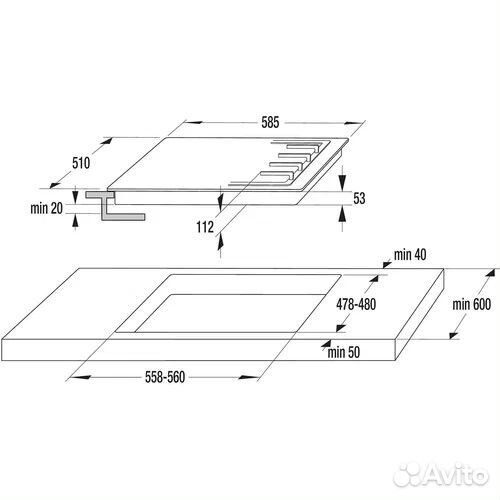 Варочная панель gorenje GT641EXB