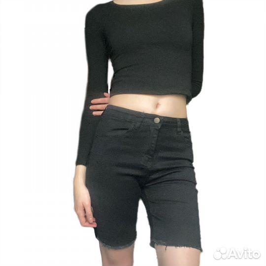 Шорты джинсовые велосипедки