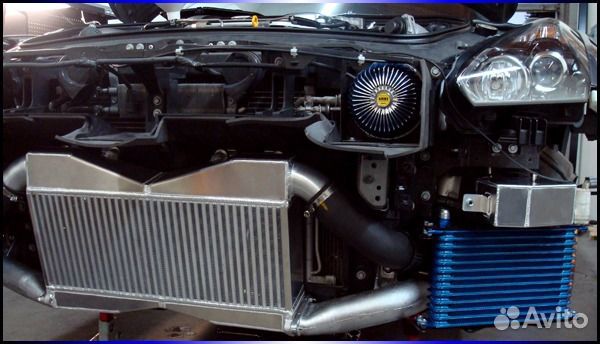 ETS увеличенный интеркулер для nissan GTR