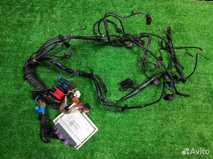 Моторная проводка Ауди А6 С5 2,5 AKN дизель